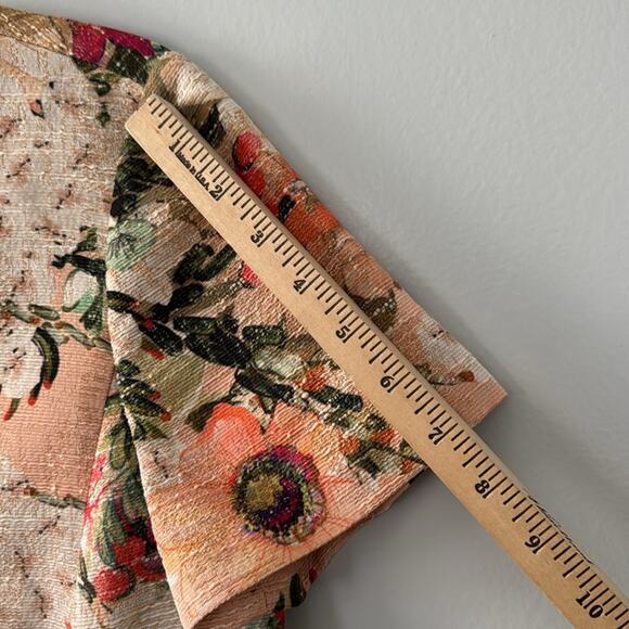 Tory Burch Kaley Tweed Floral Dress Size 10 Lux Easter Spring - Picture 4 of 10